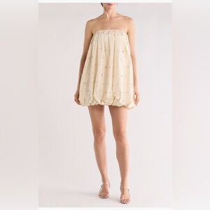A.LC. Holly Embellished
Strapless Bubble Hem
Minidress